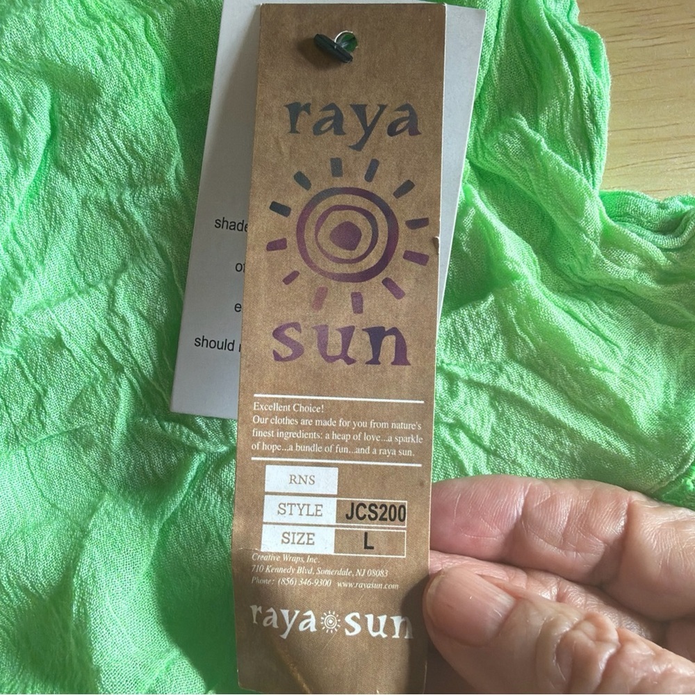 Rays Sun Junior Lime Green Pom Pom Shorts Boho Chic Beach Vacation Drawstring L - Picture 7 of 14